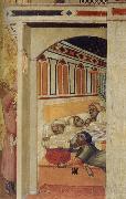 Ambrogio Lorenzetti St. Nikolaus-barmhartighetsgarning oil painting